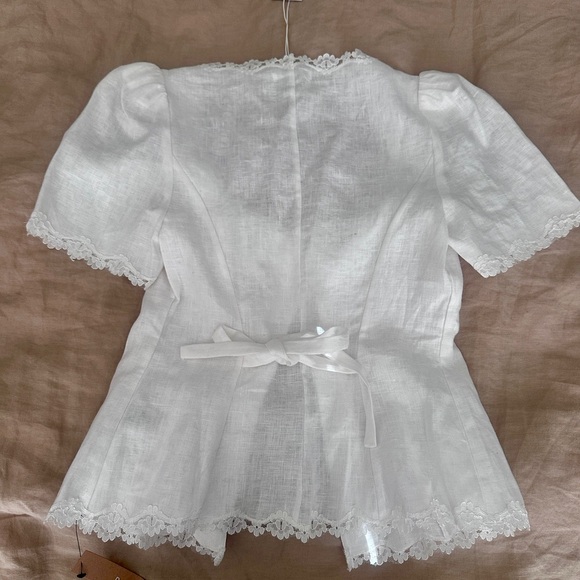 Reformation Anabella Linen Top - Picture 4 of 5